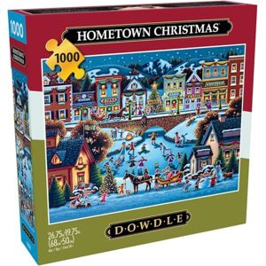 Buffalo Dowdle Hometown Christmas 1000 Piece Jigsaw Puzzle for Adults Challenging Puzzle Perfect for Game Nights Finished Size 26.75 x 19.75 Buffalo Dowdle Hometown Christmas 1000 Piece Jigsaw Puzzle for Adults Challenging Puzzle Perfect for Game Nights Finished Size 26.75 x 19.75