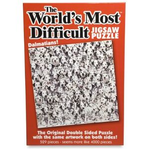 Paul Lamond Games Worlds Most Difficult Jigsaw Puzzle Dalmatians, white and black Paul Lamond Games Worlds Most Difficult Jigsaw Puzzle Dalmatians, white and black