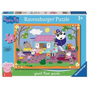 Ravensburger Peppa Pig 24 Giant Floor Jigsaw Puzzles for Kids Age 3 Years Up Large Shaped Character Pieces Ravensburger Peppa Pig 24 Giant Floor Jigsaw Puzzles for Kids Age 3 Years Up Large Shaped Character Pieces
