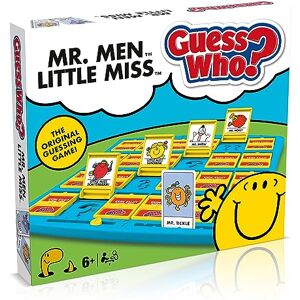 Winning Moves Mr Men and Little Miss Guess Who? Board Game, Play with Mr Grumpy, Mr Funny, Mrs Happy and Mr Sad to guess your opponents character, makes a great gift for ages 6 plus Winning Moves Mr Men and Little Miss Guess Who? Board Game, Play with Mr Grumpy, Mr Funny, Mrs Happy and Mr Sad to guess your opponents character, makes a great gift for ages 6 plus