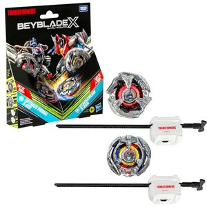 Beyblade X Transformers Collab Multipack, Optimus Primal 3-60F vs. Starscream 3-80N, Spinning Top Toys with Launchers for 8+ Year Old Kids, Battle Arena Required Beyblade X Transformers Collab Multipack, Optimus Primal 3-60F vs. Starscream 3-80N, Spinning Top Toys with Launchers for 8+ Year Old Kids, Battle Arena Required