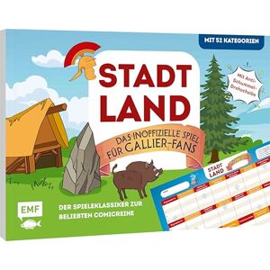 EDITION MICHAEL FISCHER Stadt, Land, das inoffizielle Spiel für Gallier-Fans Der Spieleklassiker zur beliebten Comicreihe: Der ultimative Stadt, Land, Fluss-Spieleblock mit 52 Kategorien aus dem kleinen gallischen Dorf EDITION MICHAEL FISCHER Stadt, Land, das inoffizielle Spiel für Gallier-Fans Der Spieleklassiker zur beliebten Comicreihe: Der ultimative Stadt, Land, Fluss-Spieleblock mit 52 Kategorien aus dem kleinen gallischen Dorf