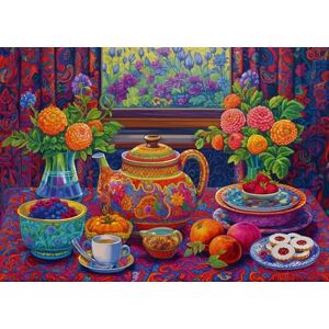 Ravensburger Time for Tea 300 Piece Jigsaw Puzzle for Adults and Kids Age 9 Years + Ravensburger Time for Tea 300 Piece Jigsaw Puzzle for Adults and Kids Age 9 Years +