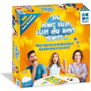 Megableu 678497 Ich denke was, was du Nicht denkst... Family Game Party Game Creative Thinking Game for Young and Old for 3 to 6 Players from 7 Years Who can best read thoughts? Megableu 678497 Ich denke was, was du Nicht denkst... Family Game Party Game Creative Thinking Game for Young and Old for 3 to 6 Players from 7 Years Who can best read thoughts?