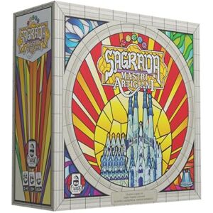 Cranio Creations Sagrada Master Craftsmen, The Legacy Game To Build The Famous Basilica Of Barcelona, Edition In Italian Language Cranio Creations Sagrada Master Craftsmen, The Legacy Game To Build The Famous Basilica Of Barcelona, Edition In Italian Language