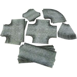 PLAYMATS Paved Roads Non-Slip Fabric 2D Road Set (Width 16.2 cm / 6.3 Inches) PLAYMATS Paved Roads Non-Slip Fabric 2D Road Set (Width 16.2 cm / 6.3 Inches)