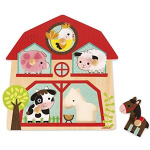 Janod J07079 Wooden Musical Puzzle, The Friends of The Farm Janod J07079 Wooden Musical Puzzle, The Friends of The Farm