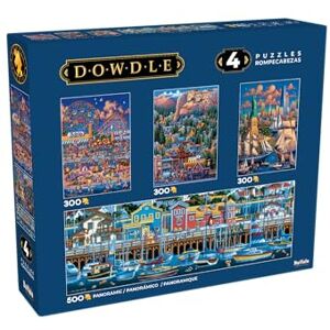 Buffalo Eric Dowdle 4 X 1 Multipack Dowdle 4 in 1 Multipack Multipack Jigsaw Puzzles for Adults Challenging Puzzle Perfect for Game Nights Finished Size Varies Buffalo Eric Dowdle 4 X 1 Multipack Dowdle 4 in 1 Multipack Multipack Jigsaw Puzzles for Adults Challenging Puzzle Perfect for Game Nights Finished Size Varies