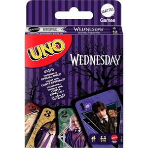 Mattel UNO Wednesday Card Game for Kid, Adult & Family Nights, Parties, Travel & Camping, Toy Collectible Inspired by the Series, JHB18 Mattel UNO Wednesday Card Game for Kid, Adult & Family Nights, Parties, Travel & Camping, Toy Collectible Inspired by the Series, JHB18