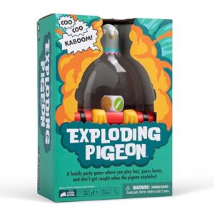 Exploding Kittens Presents Exploding Pigeon – Hilarious Fast-Paced Party Game for Families, Kids, Teens & Adults – Ages 7+ – 3+ Players – Perfect for Game Night Exploding Kittens Presents Exploding Pigeon – Hilarious Fast-Paced Party Game for Families, Kids, Teens & Adults – Ages 7+ – 3+ Players – Perfect for Game Night