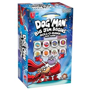 University Games Dog Man: Big Jim Begins Dice Game, Fast-Paced Family Board Game, Ages 6+, 2-4 Players, Blue and Red University Games Dog Man: Big Jim Begins Dice Game, Fast-Paced Family Board Game, Ages 6+, 2-4 Players, Blue and Red