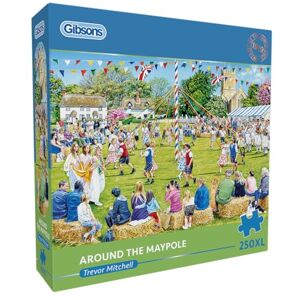 Gibsons Around the Maypole 250XL piece jigsaw puzzle with extra large pieces for adults. Age 8+ B Corp Gibsons Around the Maypole 250XL piece jigsaw puzzle with extra large pieces for adults. Age 8+ B Corp