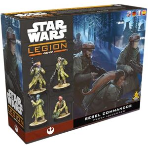 Asmodee Atomic Mass Games Star Wars Legion: Rebel Commandos Tabletop Miniatures Game Ages 14+ 2 Players 90+ Minutes Playing Time Asmodee Atomic Mass Games Star Wars Legion: Rebel Commandos Tabletop Miniatures Game Ages 14+ 2 Players 90+ Minutes Playing Time