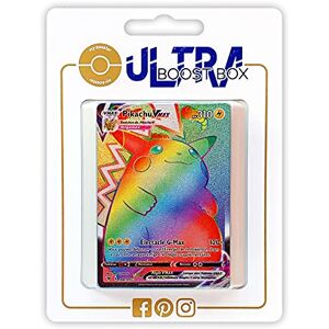my-booster 2-SWSH04-FR-188 Pikachu VMAX 188/185 Secret Rainbow Ultraboost X Sword & Shield 4 Bright Voltage Box of 10 French Pokemon Cards my-booster 2-SWSH04-FR-188 Pikachu VMAX 188/185 Secret Rainbow Ultraboost X Sword & Shield 4 Bright Voltage Box of 10 French Pokemon Cards