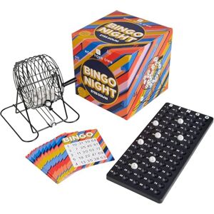 Talking Tables Classic Bingo Game Kit Host Your Own Games Night Contains Metal Bingo Wheel Machine, Number Balls, Cards For Adults, Kids, Family Fun, Dinner Party, HOST-BINGO-V2 Talking Tables Classic Bingo Game Kit Host Your Own Games Night Contains Metal Bingo Wheel Machine, Number Balls, Cards For Adults, Kids, Family Fun, Dinner Party, HOST-BINGO-V2