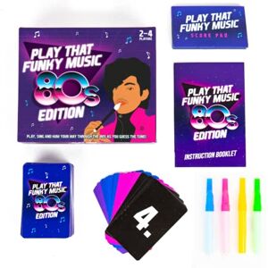 Gift Republic Play that Funky Music (80s) Guess the Song Game to play with friends/family Endless fun Gift Republic Play that Funky Music (80s) Guess the Song Game to play with friends/family Endless fun