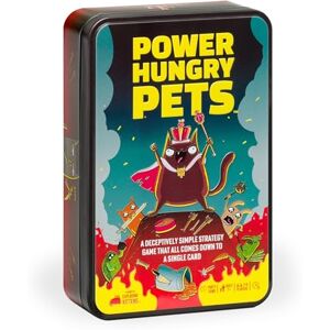Exploding Kittens Power Hungry Pets in Collectible Tin 2-6 Players Ages 7+ 15 Minutes to Play Strategic and Simple Card Game Ideal for Party, Family Game Night, Kid and Adult Exploding Kittens Power Hungry Pets in Collectible Tin 2-6 Players Ages 7+ 15 Minutes to Play Strategic and Simple Card Game Ideal for Party, Family Game Night, Kid and Adult
