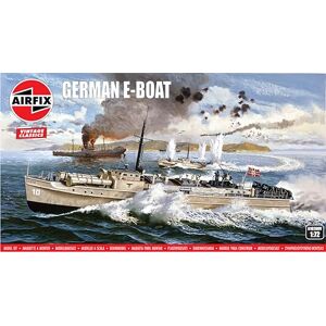 Airfix Vintage Classics Set A10280V German E-Boat Plastic Model Watercraft Kits for Adults & Children 8+, Set Includes 290 Pieces 1:72 Scale Model Ship Sets Airfix Vintage Classics Set A10280V German E-Boat Plastic Model Watercraft Kits for Adults & Children 8+, Set Includes 290 Pieces 1:72 Scale Model Ship Sets