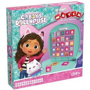 Top Trumps Gabby's Dollhouse Match Play with your favourite characters including Gabby and her friends travel board game gift and toy for Boys and Girls Aged 4 plus Top Trumps Gabby's Dollhouse Match Play with your favourite characters including Gabby and her friends travel board game gift and toy for Boys and Girls Aged 4 plus