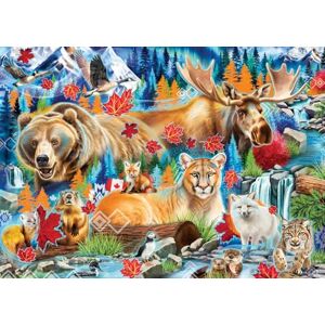 Ravensburger Wild Canada 1000Piece Jigsaw Puzzle Majestic Canadian Landscapes by Artist Sheena Pike Eco-Friendly Materials Ravensburger Wild Canada 1000Piece Jigsaw Puzzle Majestic Canadian Landscapes by Artist Sheena Pike Eco-Friendly Materials