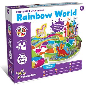 Science4you First Steps Rainbow World Puzzles for 3+ Years Olds to Learn Colors for Toddlers: Fairy, Princess and Unicorn Puzzle for Kids, Games, Toys and Gifts for 3 4 5+ Years Old Boys and Girls Science4you First Steps Rainbow World Puzzles for 3+ Years Olds to Learn Colors for Toddlers: Fairy, Princess and Unicorn Puzzle for Kids, Games, Toys and Gifts for 3 4 5+ Years Old Boys and Girls