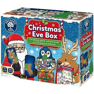 Orchard Toys Christmas Eve Box, Christmas Game, Christmas Jigsaw and Activity Colouring Book in one box, Ideal Christmas Advent Gift for kids age 3-6 Orchard Toys Christmas Eve Box, Christmas Game, Christmas Jigsaw and Activity Colouring Book in one box, Ideal Christmas Advent Gift for kids age 3-6