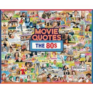 White Mountain Puzzles Movie Quotes The 80s 1000 Piece Jigsaw Popular Pop Culture Puzzle White Mountain Puzzles Movie Quotes The 80s 1000 Piece Jigsaw Popular Pop Culture Puzzle