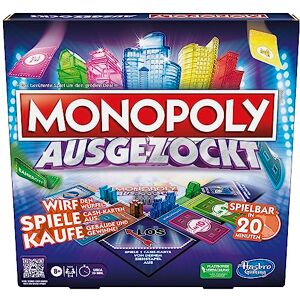 Monopoly Auszockt Board Game, Fast Family Game for 2-4 Players, Playing Time Approx. 20 Minutes Monopoly Auszockt Board Game, Fast Family Game for 2-4 Players, Playing Time Approx. 20 Minutes