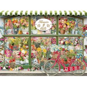 Cobble Hill 275 Piece Easy-Handling Puzzle Flowers and Cacti Shop Sample Poster Included Cobble Hill 275 Piece Easy-Handling Puzzle Flowers and Cacti Shop Sample Poster Included