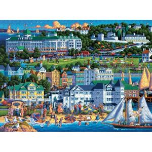 Buffalo Eric Dowdle Mackinac Island 1000 Piece Jigsaw Puzzle for Adults Challenging Puzzle Perfect for Game Nights Finished Size is 26.75 x 19.75 Buffalo Eric Dowdle Mackinac Island 1000 Piece Jigsaw Puzzle for Adults Challenging Puzzle Perfect for Game Nights Finished Size is 26.75 x 19.75
