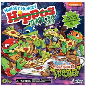 Hasbro Hungry Hungry Hippos: Teenage Mutant Ninja Turtles Edition Board Game, Board Games for Kids, Family Fun for 2+ Players Hasbro Hungry Hungry Hippos: Teenage Mutant Ninja Turtles Edition Board Game, Board Games for Kids, Family Fun for 2+ Players