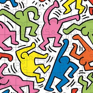 Vilac Premium Jigsaw Puzzle for Kids and Adults, 1000 Cardboad Puzzle Pieces, American Illustrator Keith Haring's Design Theme, 10 Years+, Multicolor Vilac Premium Jigsaw Puzzle for Kids and Adults, 1000 Cardboad Puzzle Pieces, American Illustrator Keith Haring's Design Theme, 10 Years+, Multicolor