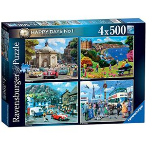 Ravensburger Happy Days Collection No.1 Look North 4x 500 Piece Jigsaw Puzzle for Adults and Kids Age 10 Years Up Ravensburger Happy Days Collection No.1 Look North 4x 500 Piece Jigsaw Puzzle for Adults and Kids Age 10 Years Up