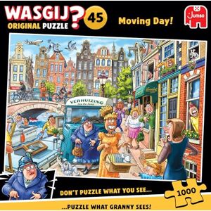 Jumbo Wasgij Original 45, Moving Day Unique 1000 Piece Jigsaw Puzzles for Adults Colourful, Challenging & Brainteasing 1000 Pcs Adults Jigsaw Puzzle 100% Recycled Cardboard 1000 Pc Puzzles Jumbo Wasgij Original 45, Moving Day Unique 1000 Piece Jigsaw Puzzles for Adults Colourful, Challenging & Brainteasing 1000 Pcs Adults Jigsaw Puzzle 100% Recycled Cardboard 1000 Pc Puzzles