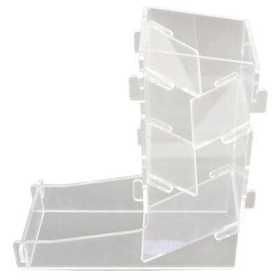 Cosqeae Die Rolling Ring Tower Acrylic Clear Dice Tower Board Game Dice Rolling Ring Tower, Portable Dice Dispenser Roller, Easy to Assemble for Desktop, Durable Cosqeae Die Rolling Ring Tower Acrylic Clear Dice Tower Board Game Dice Rolling Ring Tower, Portable Dice Dispenser Roller, Easy to Assemble for Desktop, Durable