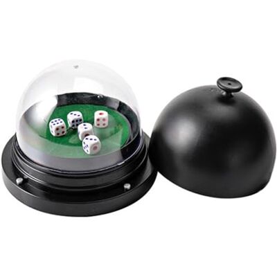 Avejjbaey dice cup, dice tray, automatic dice roller cup with 5 dice and cover, electronic dice roller cup, party auto roller Avejjbaey dice cup, dice tray, automatic dice roller cup with 5 dice and cover, electronic dice roller cup, party auto roller