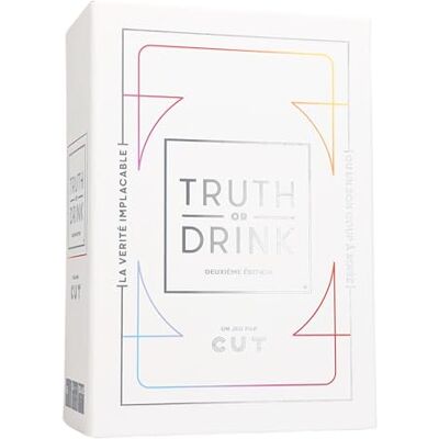 Cut Atalia Truth Or Drink Party Game From 2 to 10 Players Ages 18+ From 30 to 60 Minutes Truth or You Drink! Cut Atalia Truth Or Drink Party Game From 2 to 10 Players Ages 18+ From 30 to 60 Minutes Truth or You Drink!