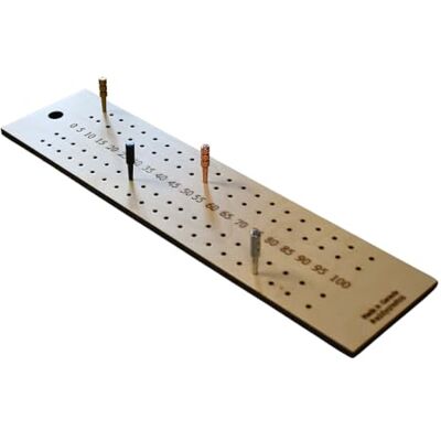 Crokinole Canada 4 Player Crokinole Point Tracker (4 Individual Players) Handmade of Baltic Birch Crokinole Canada 4 Player Crokinole Point Tracker (4 Individual Players) Handmade of Baltic Birch