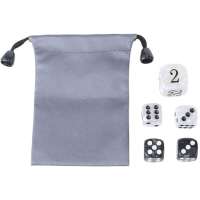 Whltzf 22mm Doubling Cube And Four 16mm Dices Gaming Accessories Set Of Acrylics Backgammon Pearls Dices Set With Storage Bag Backgammon Pearls Dices Set Whltzf 22mm Doubling Cube And Four 16mm Dices Gaming Accessories Set Of Acrylics Backgammon Pearls Dices Set With Storage Bag Backgammon Pearls Dices Set