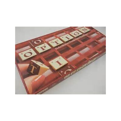 Parker Brothers Option: The Double-sided Word Game by Parker Brothers Option: The Double-sided Word Game by