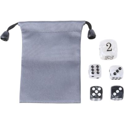 Gissroys 1 Set Of Acrylics Backgammon Pearls Dices Set 22mm Doubling Cube And Four 16mm Dices With Storage Bag Gaming Accessories Gissroys 1 Set Of Acrylics Backgammon Pearls Dices Set 22mm Doubling Cube And Four 16mm Dices With Storage Bag Gaming Accessories