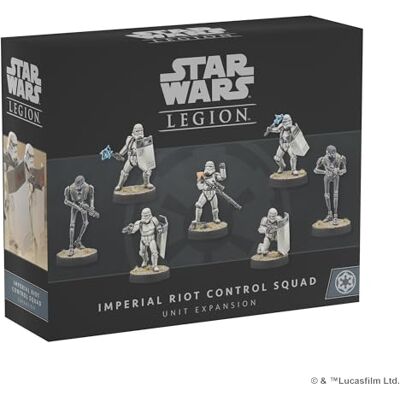 Asmodee ATOMIC MASS GAMES Star Wars Legion: Imperial Riot Control Squad UNIT EXPANSION Miniatures Board Game Ages 14+ 1-2 Players 90+ Minutes Playing Time Asmodee ATOMIC MASS GAMES Star Wars Legion: Imperial Riot Control Squad UNIT EXPANSION Miniatures Board Game Ages 14+ 1-2 Players 90+ Minutes Playing Time