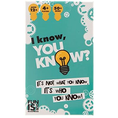 Boxer Gifts I Know You Know Fast-Paced Group Trivia Game Great Fun For Parties GA3059 Boxer Gifts I Know You Know Fast-Paced Group Trivia Game Great Fun For Parties GA3059
