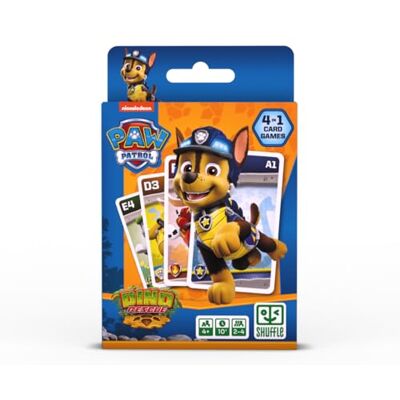 Shuffle Paw Patrol Card Games For Kids 4 in 1 Snap, Pairs, Happy Families & Action Game, Great Gift For Kids Aged 4+ Shuffle Paw Patrol Card Games For Kids 4 in 1 Snap, Pairs, Happy Families & Action Game, Great Gift For Kids Aged 4+