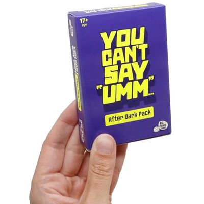 Big Potato You Can’t Say Umm: After Dark Pack – Adult Expansion for the Hilarious Word Game Rude Wordplay for Parties, Nights In & Laughs with Friends Base Set Required Big Potato You Can’t Say Umm: After Dark Pack – Adult Expansion for the Hilarious Word Game Rude Wordplay for Parties, Nights In & Laughs with Friends Base Set Required