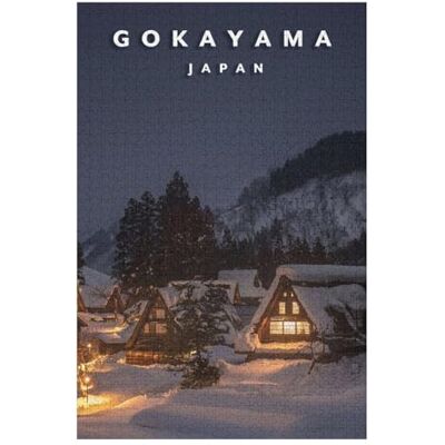 LMYmoney Gokayama Japan Night Classic Jigsaw Puzzle for Adults, 1000 PCS For adults: Jigsaw Puzzle: gift for adults who enjoy detailed hobbies, hands-on indoor leisure. LMYmoney Gokayama Japan Night Classic Jigsaw Puzzle for Adults, 1000 PCS For adults: Jigsaw Puzzle: gift for adults who enjoy detailed hobbies, hands-on indoor leisure.