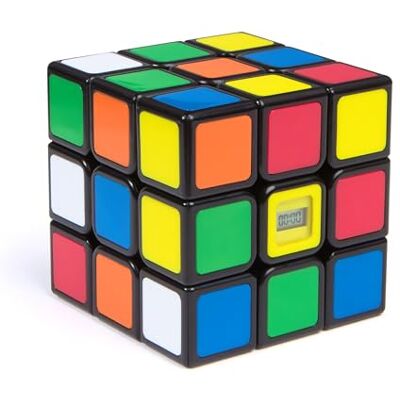 Rubik's Cube 3x3 Timer Cube Brain Teaser Built-in Digital Timer & Stand Beat Your Best Time, Built-in Digital Timer, Includes Display Stand for Home Practice, Fidget Toy, Ages 8 & Up Rubik's Cube 3x3 Timer Cube Brain Teaser Built-in Digital Timer & Stand Beat Your Best Time, Built-in Digital Timer, Includes Display Stand for Home Practice, Fidget Toy, Ages 8 & Up