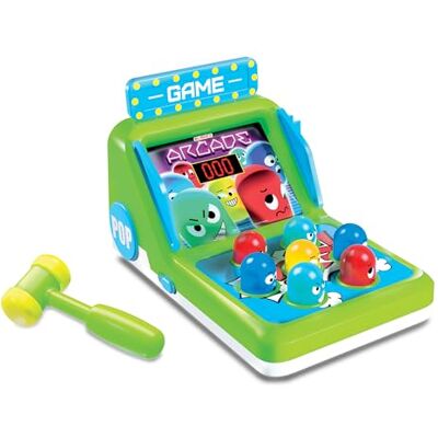 BLADEZ Arcade Whack A Mole Game Kids Toys, Electronic Scoreboard Green Bash The Mole, Fast-Paced Reflex-Testing Gameplay, Batteries Required, Indoor play, Skill-Building, Ages 3+ BLADEZ Arcade Whack A Mole Game Kids Toys, Electronic Scoreboard Green Bash The Mole, Fast-Paced Reflex-Testing Gameplay, Batteries Required, Indoor play, Skill-Building, Ages 3+