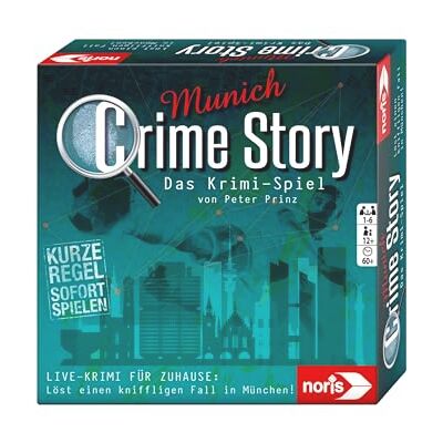 noris 606201890 Crime Story Munich Crime Game for Adults and Children from 12 Years Detective Card Game on the Theme of Munich for 1 to 6 Players noris 606201890 Crime Story Munich Crime Game for Adults and Children from 12 Years Detective Card Game on the Theme of Munich for 1 to 6 Players