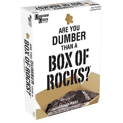 University Games Are You Dumber than a Box of Rocks Trivia Game University Games Are You Dumber than a Box of Rocks Trivia Game